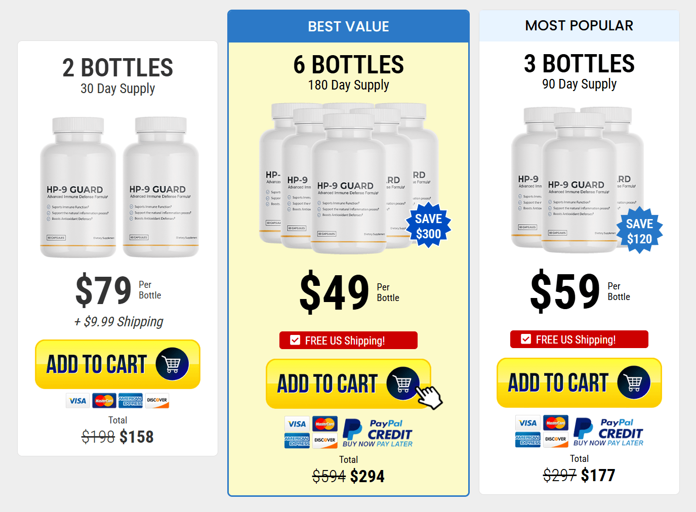 HP9 Guard price